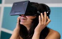 Oculus Rift in use